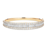 Baguette and Brilliant Bangle