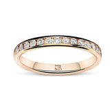 Channel Set Diamond Wedding Band