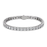 Round Brilliant Diamond Tennis Bracelet