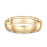 Bevel Edge Half Round 5mm Wedding Band