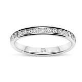 Channel Set Diamond Wedding Band