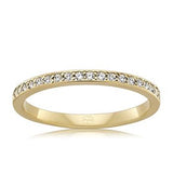 Fine Grain Set Diamond Wedding Ring