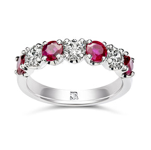 Ruby and Diamond Eternity Ring