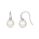 South Sea Pearl Tapered Shepherds Hook Earrings