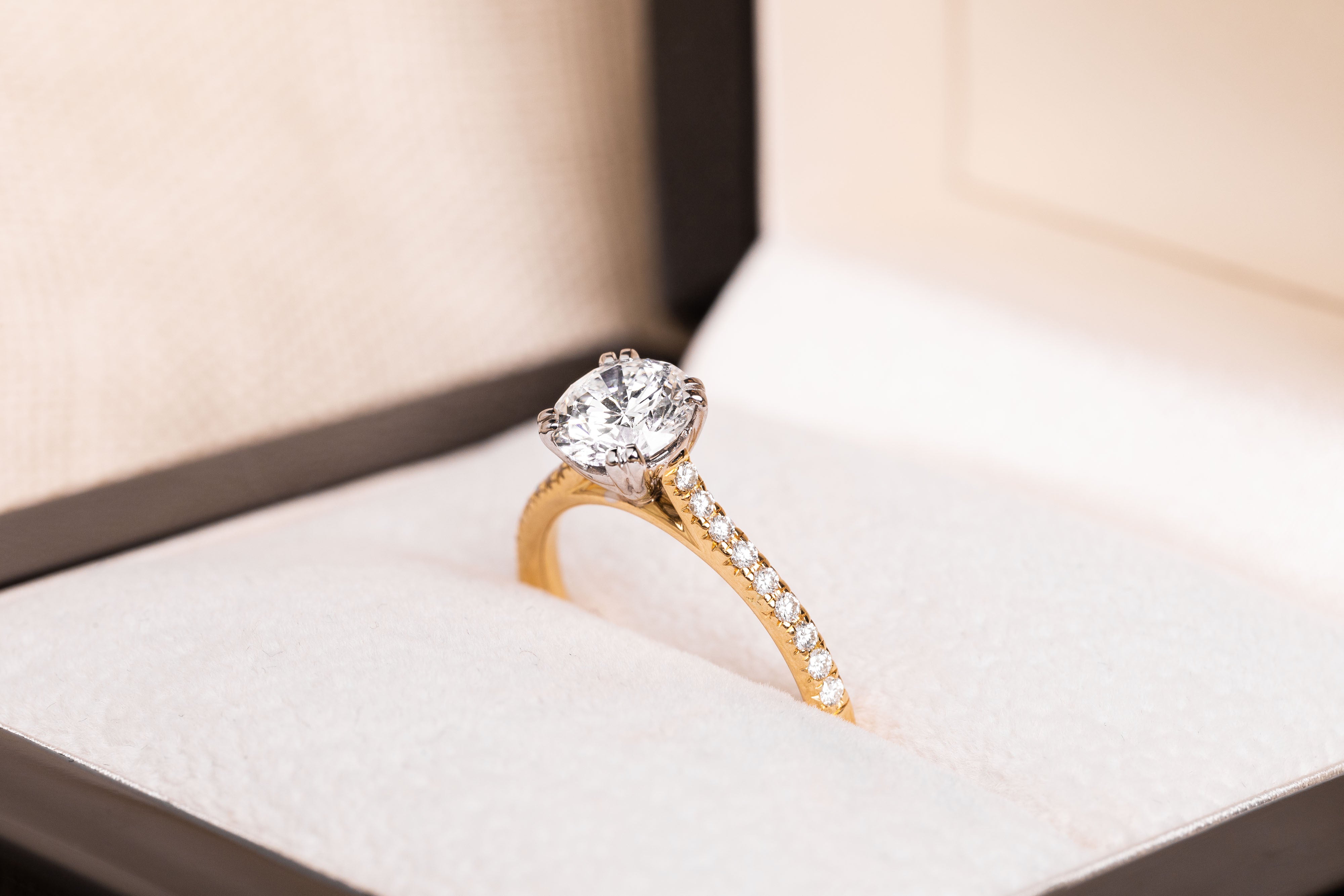 Yellow Gold Engagement Rings | Charles Rose