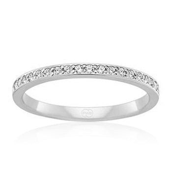 Fine Grain Set Diamond Wedding Ring