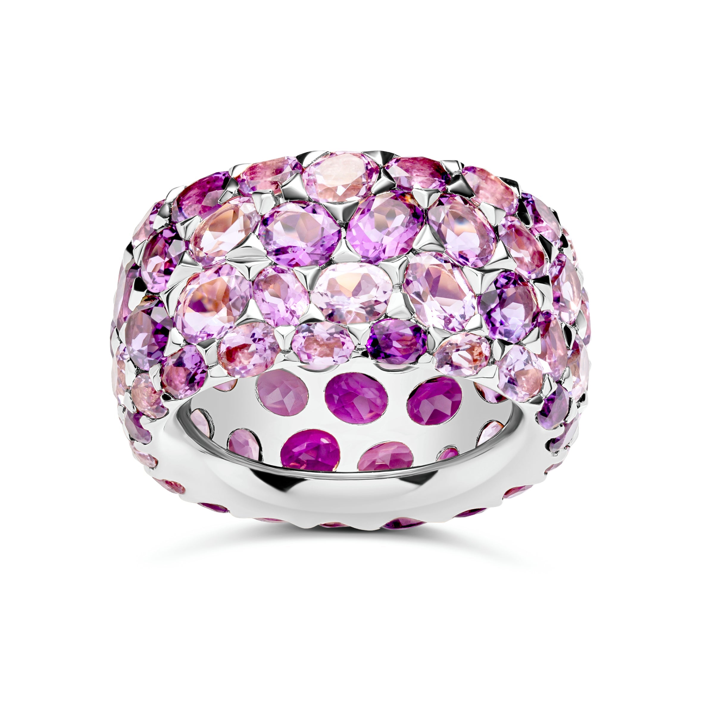 Four Row Amethyst Ring – Charles Rose