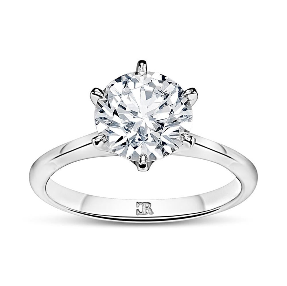Parisienne Signature Round Brilliant Cut Diamond Ring – Charles Rose